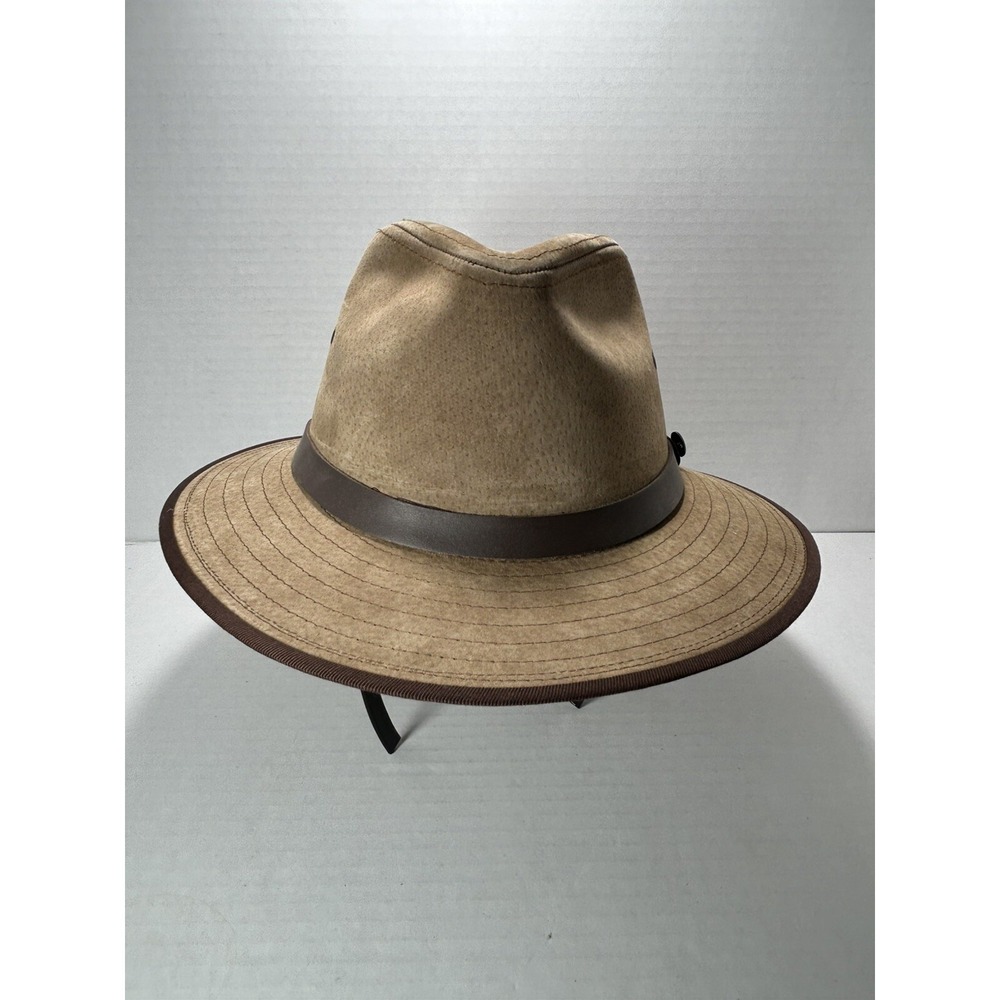 Jaxon leather brown hat men's medium safari outback fedora Outdoors Hiking‎